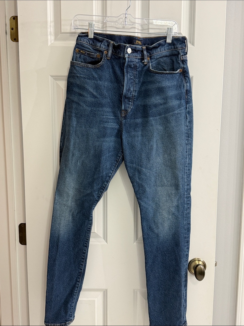 Polo by Ralph Lauren Medium-Dark Blue Slim Straight Jeans